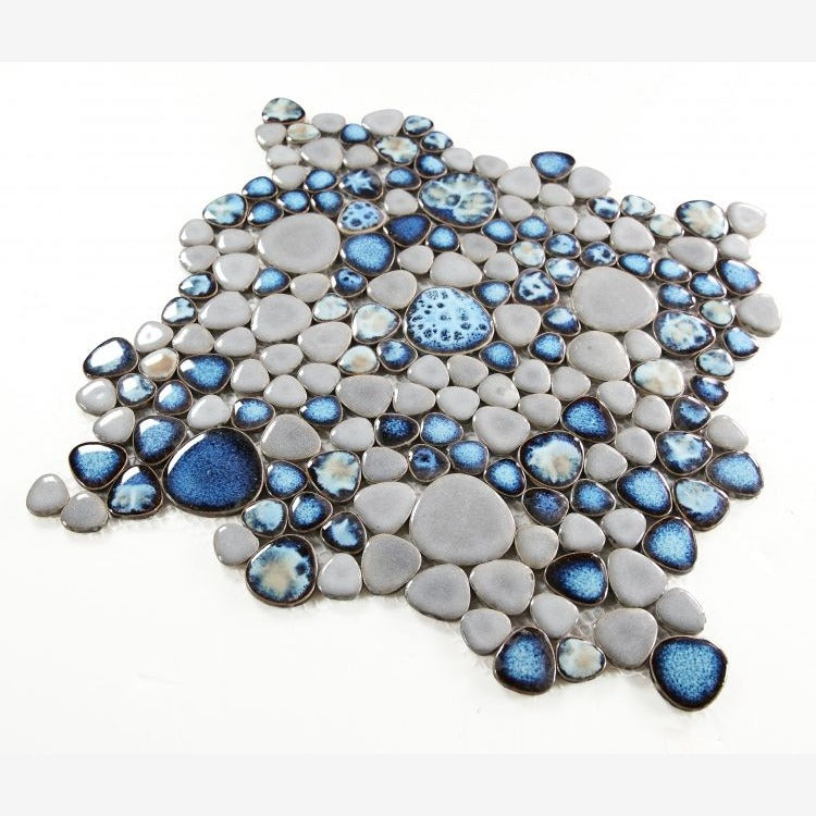 Nevis Gray Dawn Pebble Mosaic