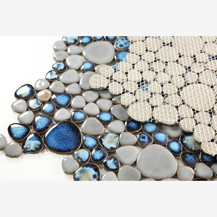 Nevis Gray Dawn Pebble Mosaic