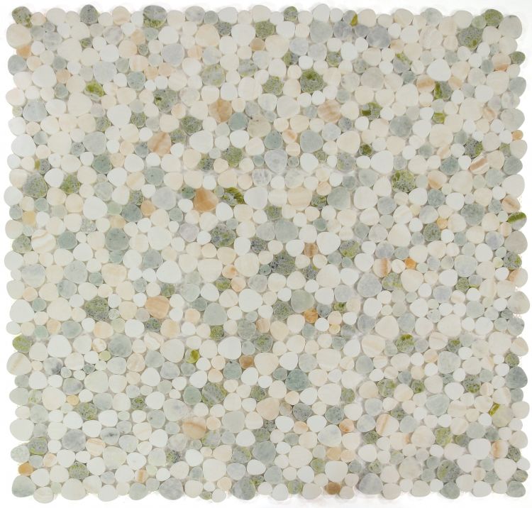 Hudson Onyx Marble Pebble Mosaic Tile