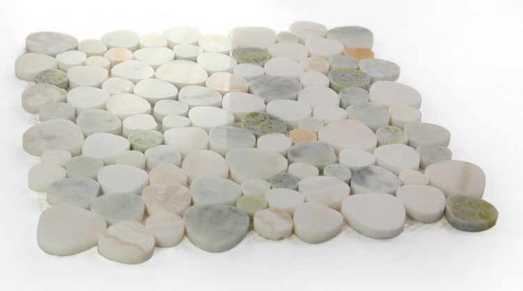Hudson Onyx Marble Pebble Mosaic Tile