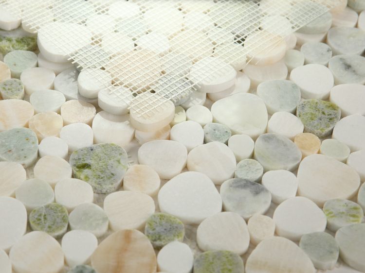 Hudson Onyx Marble Pebble Mosaic Tile