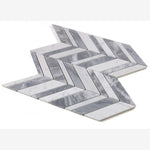 Load image into Gallery viewer, Chevron Series Cardiglio Marble Mosaic
