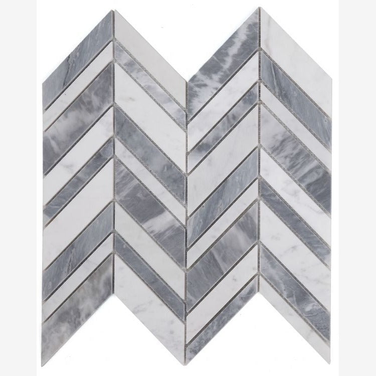 Vector Series Cardiglio Marble Mosaic