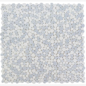 Hudson Crystal Ocean Marble Pebble Mosaic Tile