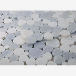 Load image into Gallery viewer, Hudson Crystal Ocean Marble Pebble Mosaic Tile
