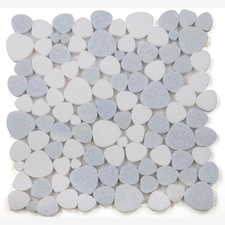 Hudson Crystal Ocean Marble Pebble Mosaic Tile