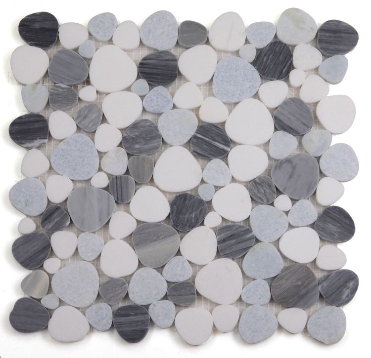 Hudson Deep Ocean Marble Pebble Mosaic Tile