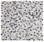 Load image into Gallery viewer, Hudson Deep Ocean Marble Pebble Mosaic Tile
