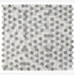 Load image into Gallery viewer, California Gray Mini Daisy Marble Mosaic Tile
