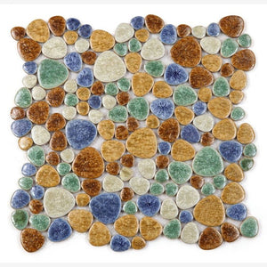 Nevis Gold Earth Pebble Mosaic