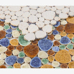 Load image into Gallery viewer, Nevis Gold Earth Pebble Mosaic
