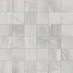Load image into Gallery viewer, Akoya Silver Matte Mosaic 12x12 Porcelain Tile
