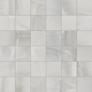 Akoya Silver Matte Mosaic 12x12 Porcelain Tile