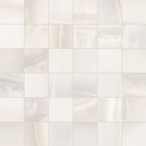 Akoya White Matte Mosaic 12x12 Porcelain Tile