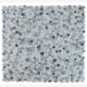 Hudson Cliff Marble Pebble Mosaic Tile