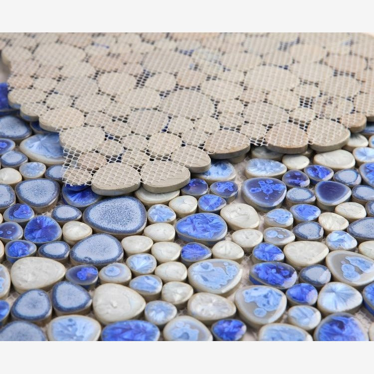 Nevis Sapphire Pebble Mosaic