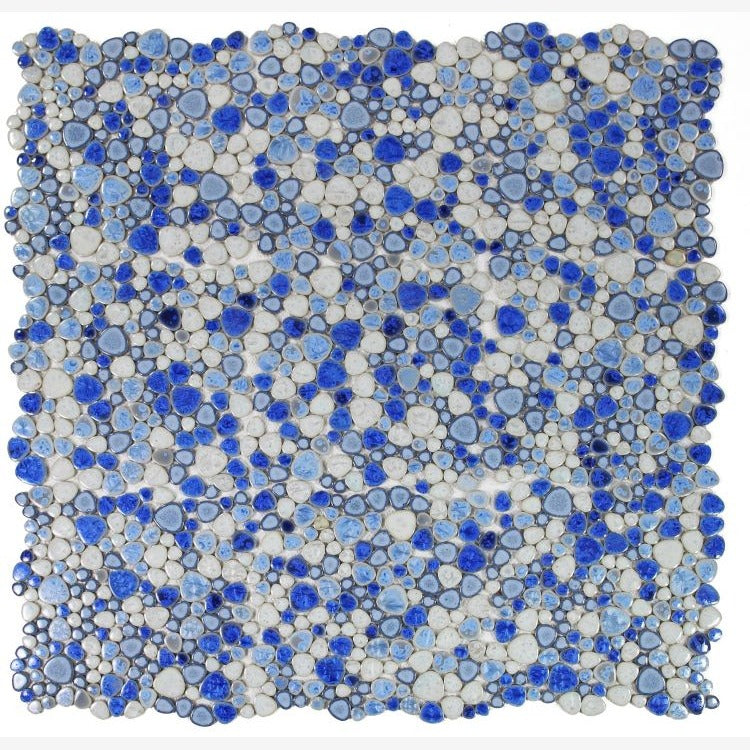 Nevis Sapphire Pebble Mosaic