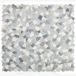 Load image into Gallery viewer, Tucson Blue Ocean Marble Pebble Mosaic Tile
