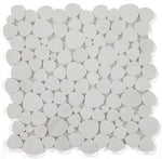Load image into Gallery viewer, Hudson Dolomite Marble Pebble Mosaic Tile Honed
