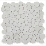 Load image into Gallery viewer, Hudson Dolomite Marble Pebble Mosaic Tile Honed
