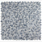 Load image into Gallery viewer, Hudson Italian Blue Marble Pebble Mosaic Tile
