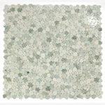 Load image into Gallery viewer, Hudson Verde Marble Pebble Mosaic Tile
