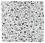Load image into Gallery viewer, Hudson Beach Marble Pebble Mosaic Tile
