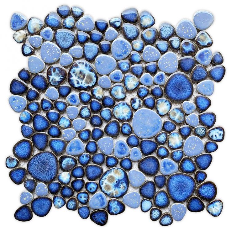 Nevis Azure Pebble Mosaic