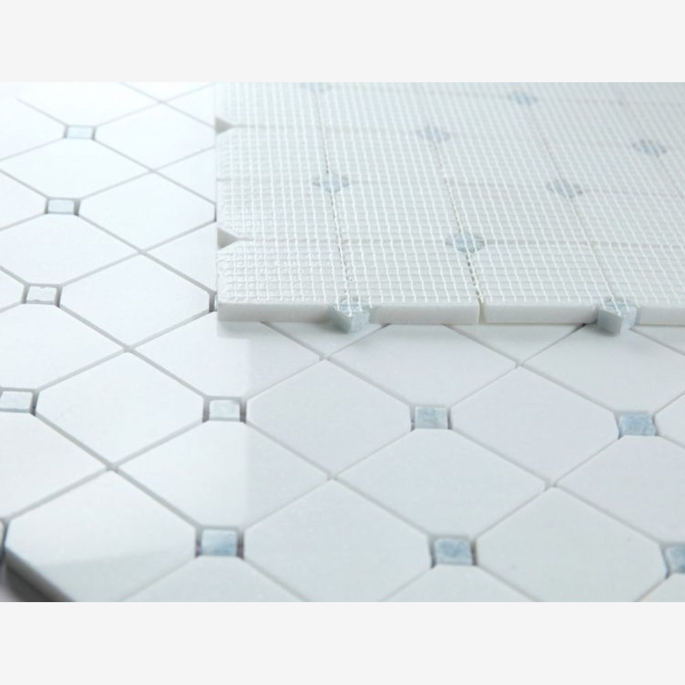 Dynasty Crystal Ocean 11.75x11.75 Marble Mosaic Tile