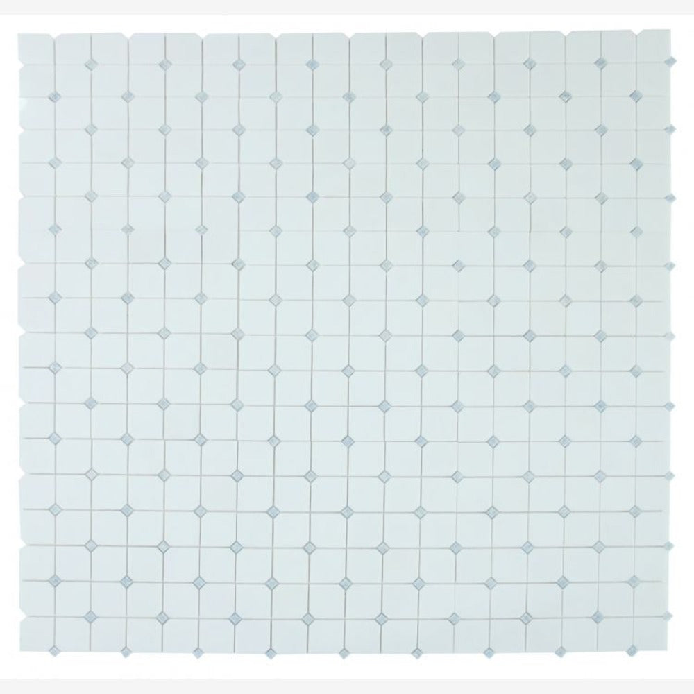 Dynasty Crystal Ocean 11.75x11.75 Marble Mosaic Tile