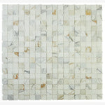 Load image into Gallery viewer, Dynasty Calacatta Gold Marble Mosaic Tile
