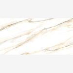 Load image into Gallery viewer, Emporio Calacatta Gold Matte 24x48 Marble Porcelain Tile
