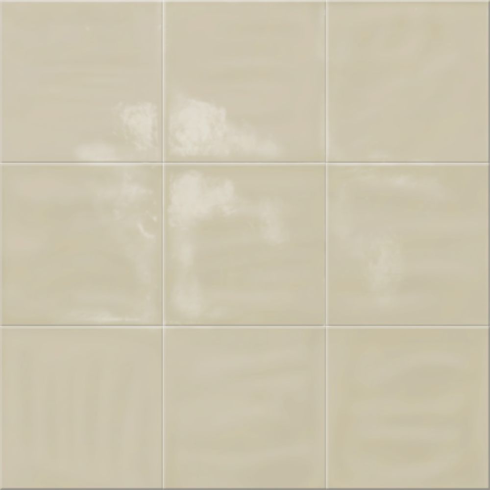 Solenne Cream 6x6 Porcelain Tile Glossy