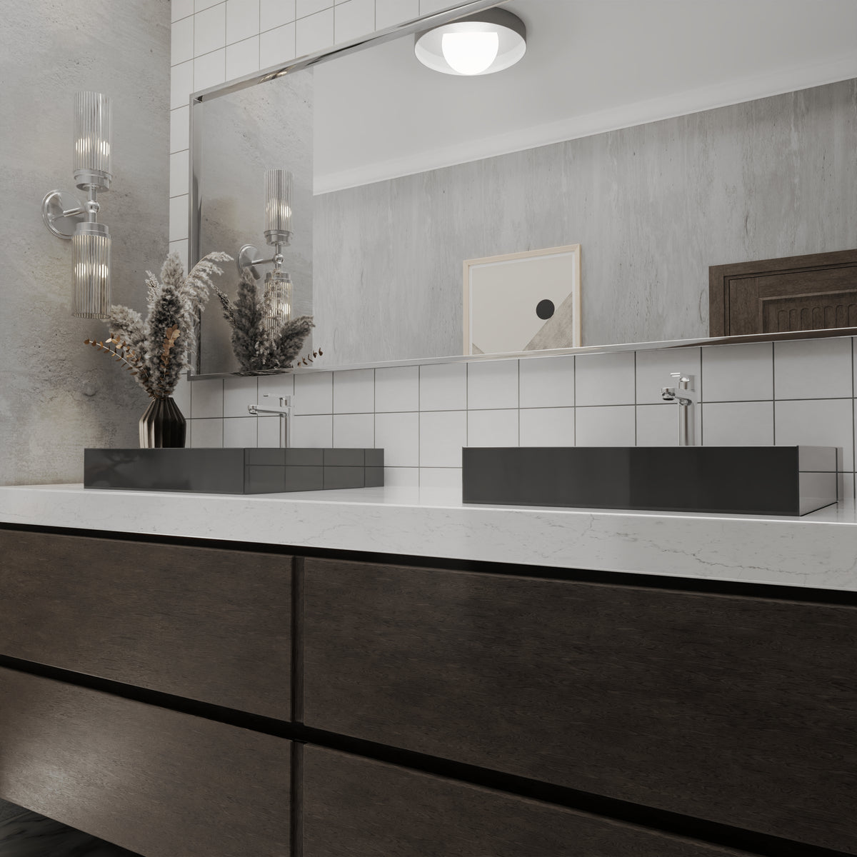 St Lucia Blanco 5x5 Ceramic Tile Glossy