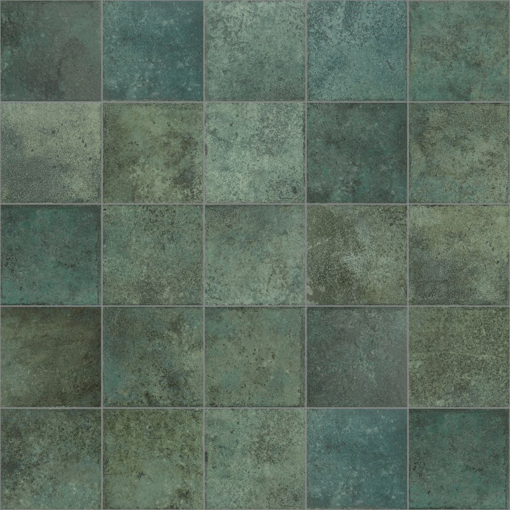 Bali Blue Emerald 6x6 Bright Porcelain Tile – Tilezz