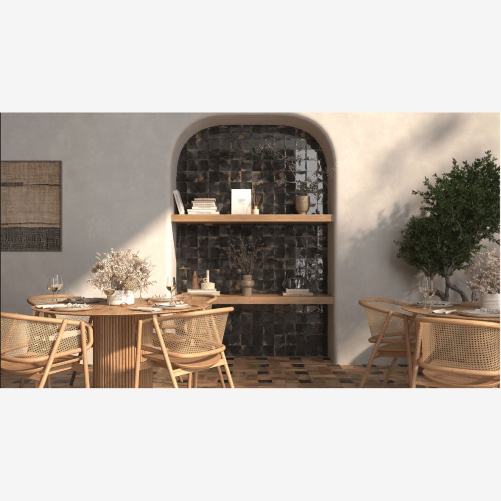Portavina Carbon 4.5x4.5 Porcelain Tile