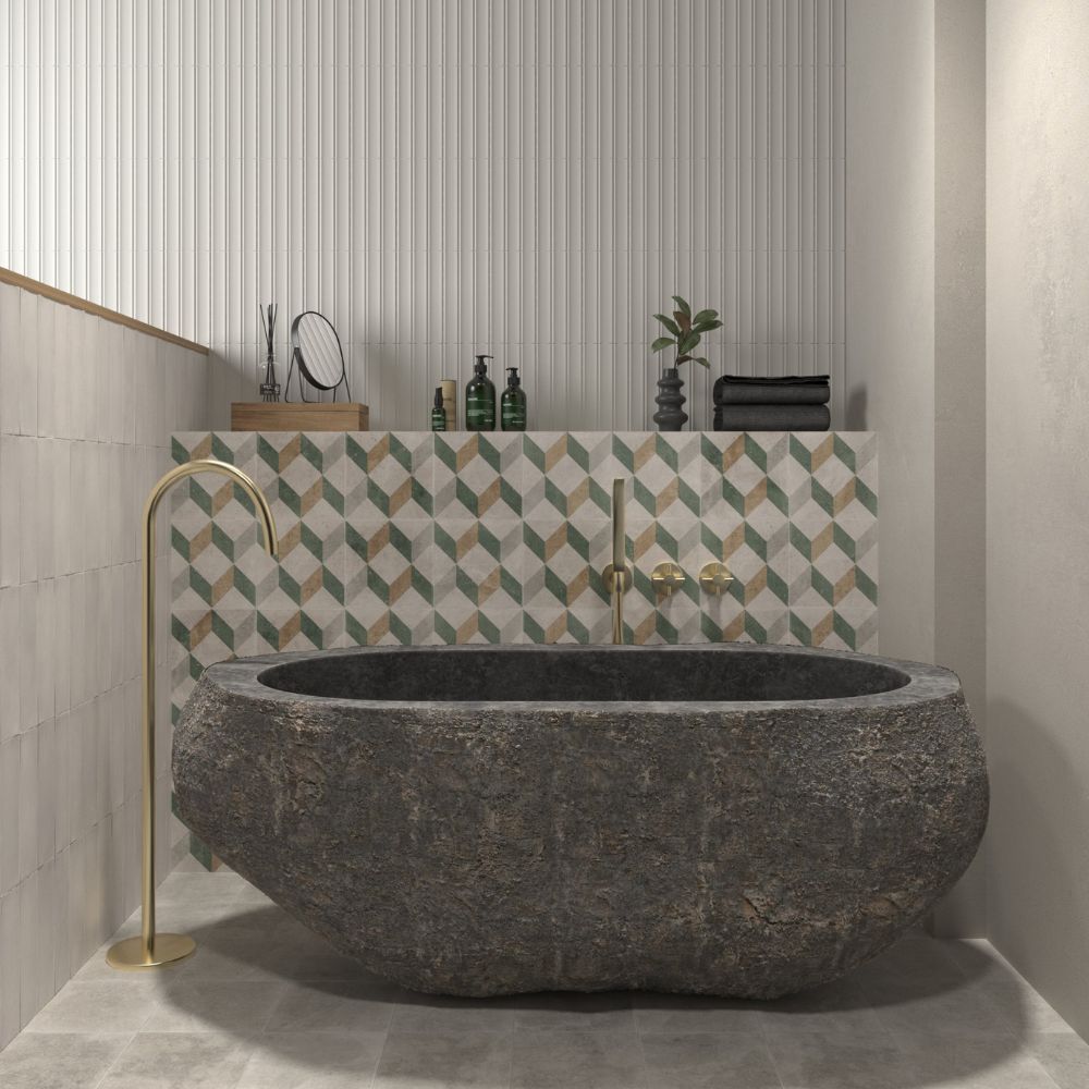 Milare Scala Gesso 4.5x9 Porcelain Tile