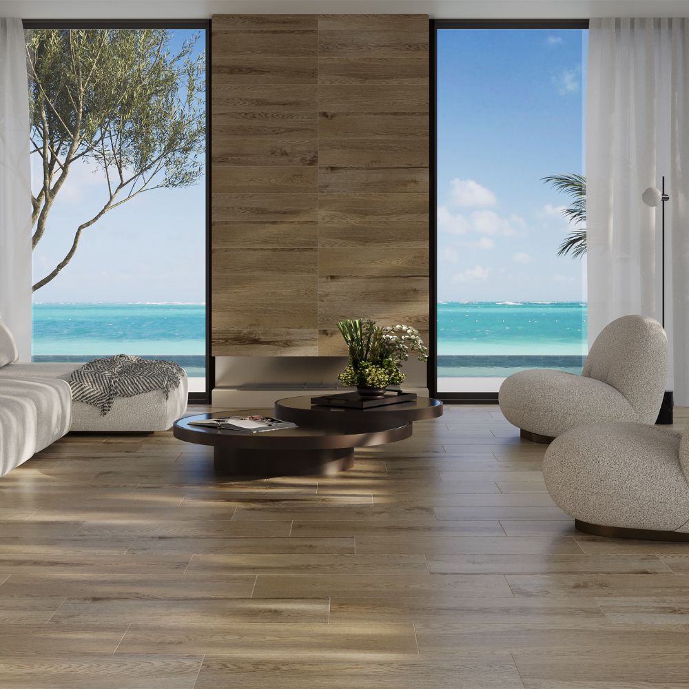 Oasis Walnut Ridge 8x35 Porcelain Tile
