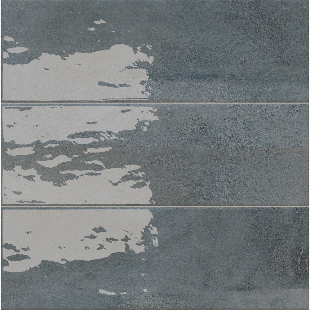 Eryn Ocean Blue 4x12 Bright Glossy Ceramic Tile