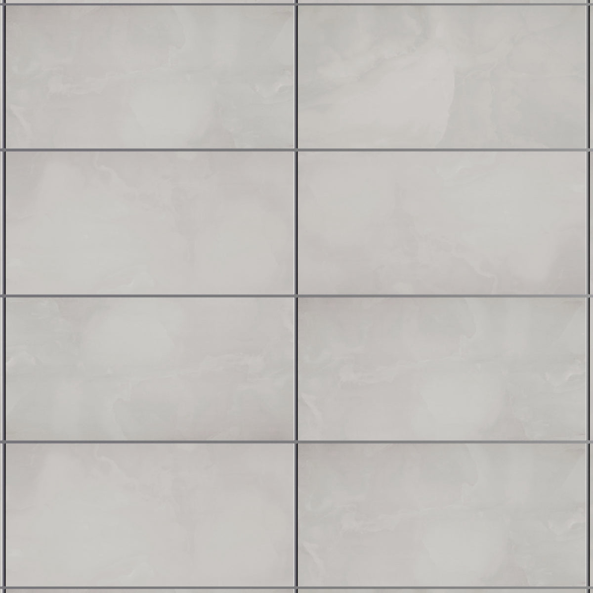 Eterna Bianco Onyx 24x48 Glossy Porcelain Tile