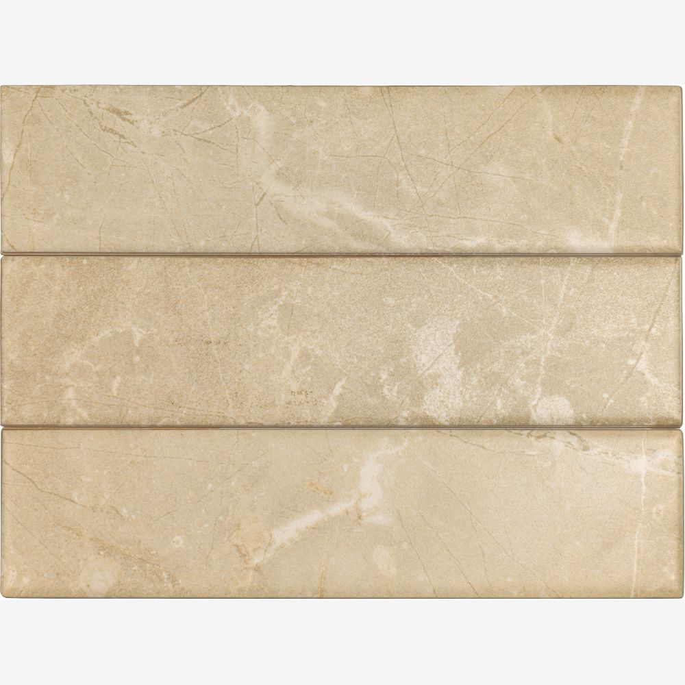 Seda Crema 2x8 Matte Ceramic Tile - view 4