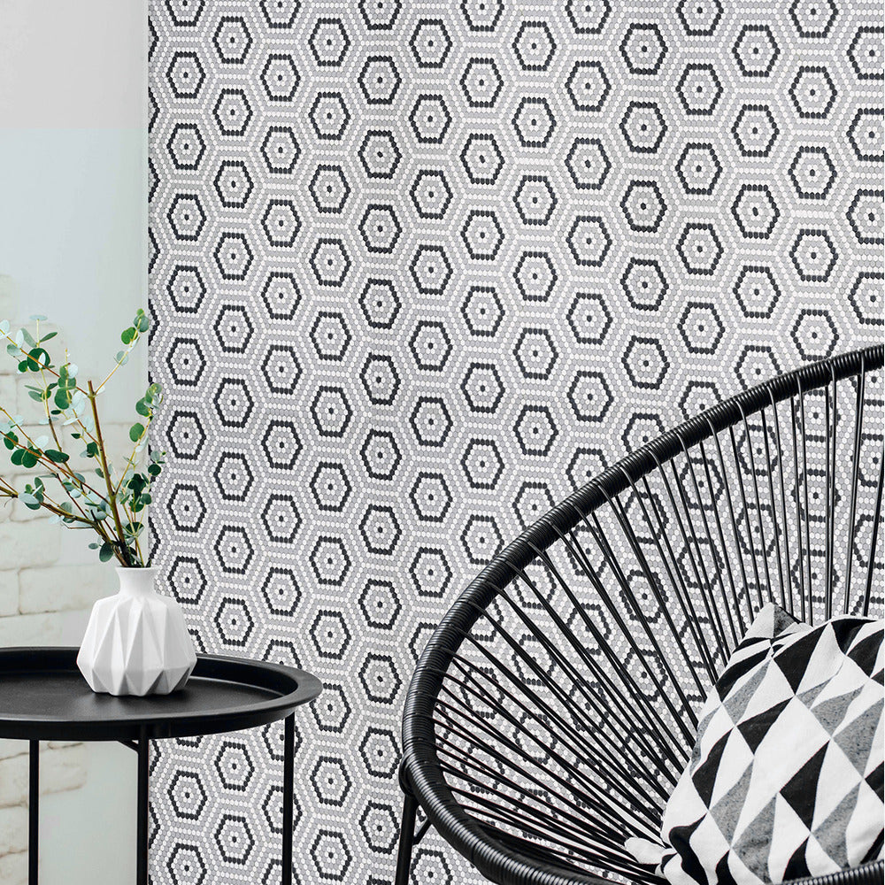 Belfort Classic 10-3/4x14 Glass Matte Mosaic Tile