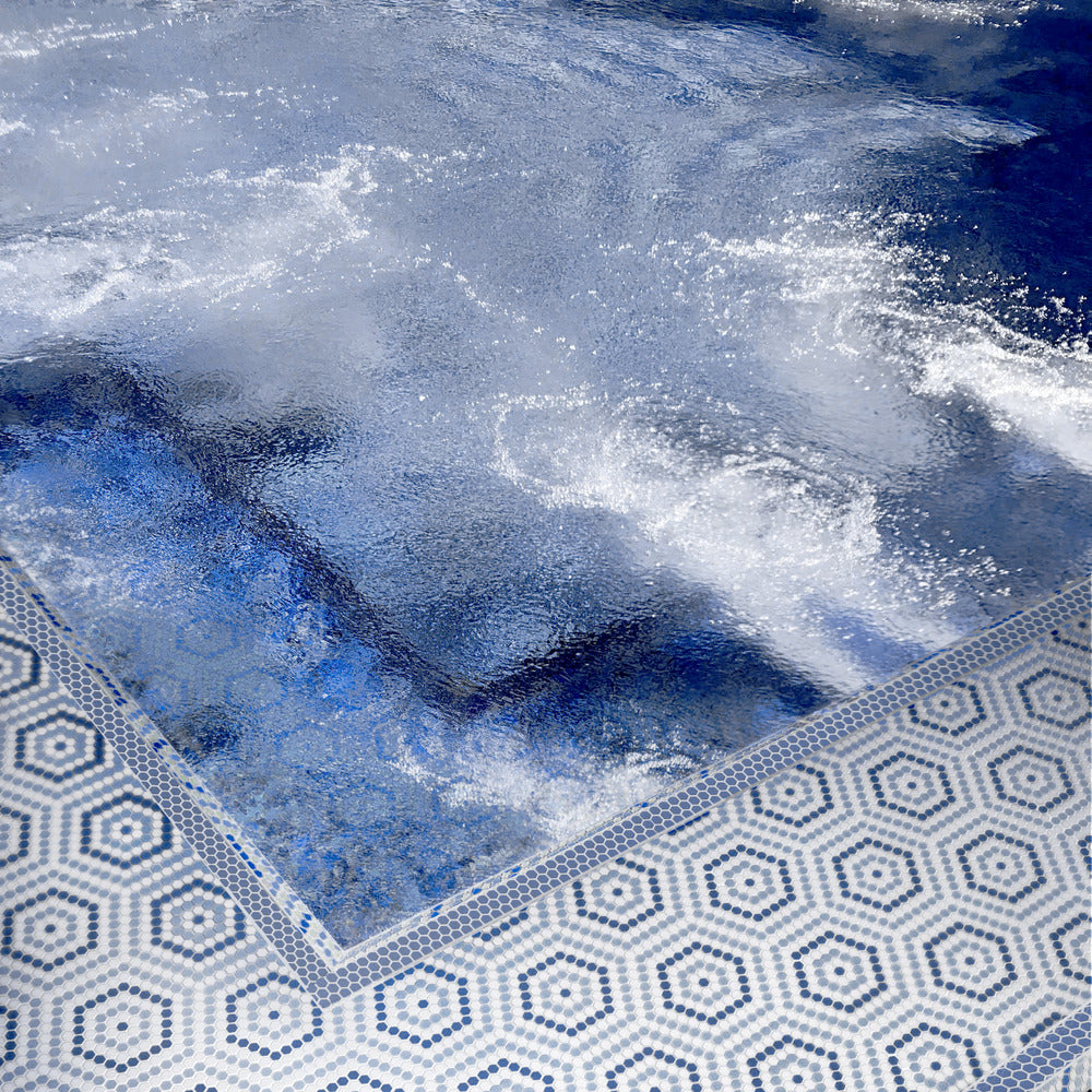 Belfort Coastal 10-3/4x14 Glass Matte Mosaic Tile