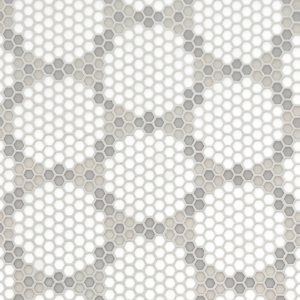 Bourges Country 11-13/16x13-3/4 Matte Mosaic Glass Tile