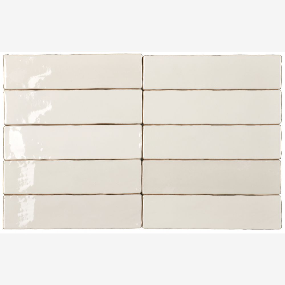 Maison Ecru 3x12 Ceramic Tile Glossy
