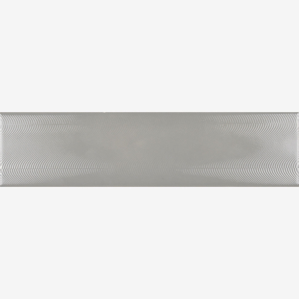 Creston Neu Gray 3x12 Bright Glossy Ceramic Tile