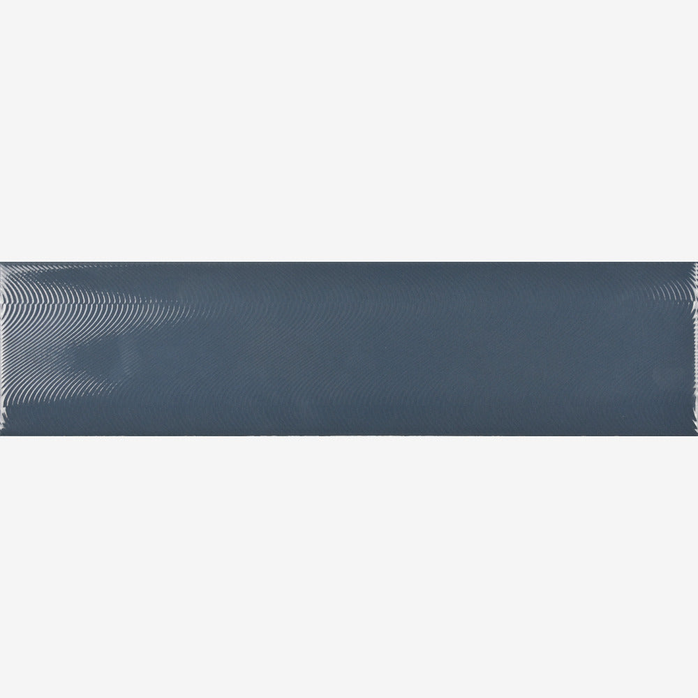 Creston Petrol 3x12 Bright Glossy Ceramic Tile