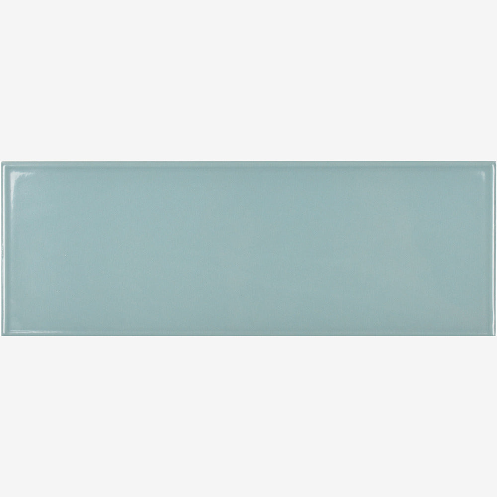 Timeless Teal 4x12 Bright Ceramic Tile - view 4