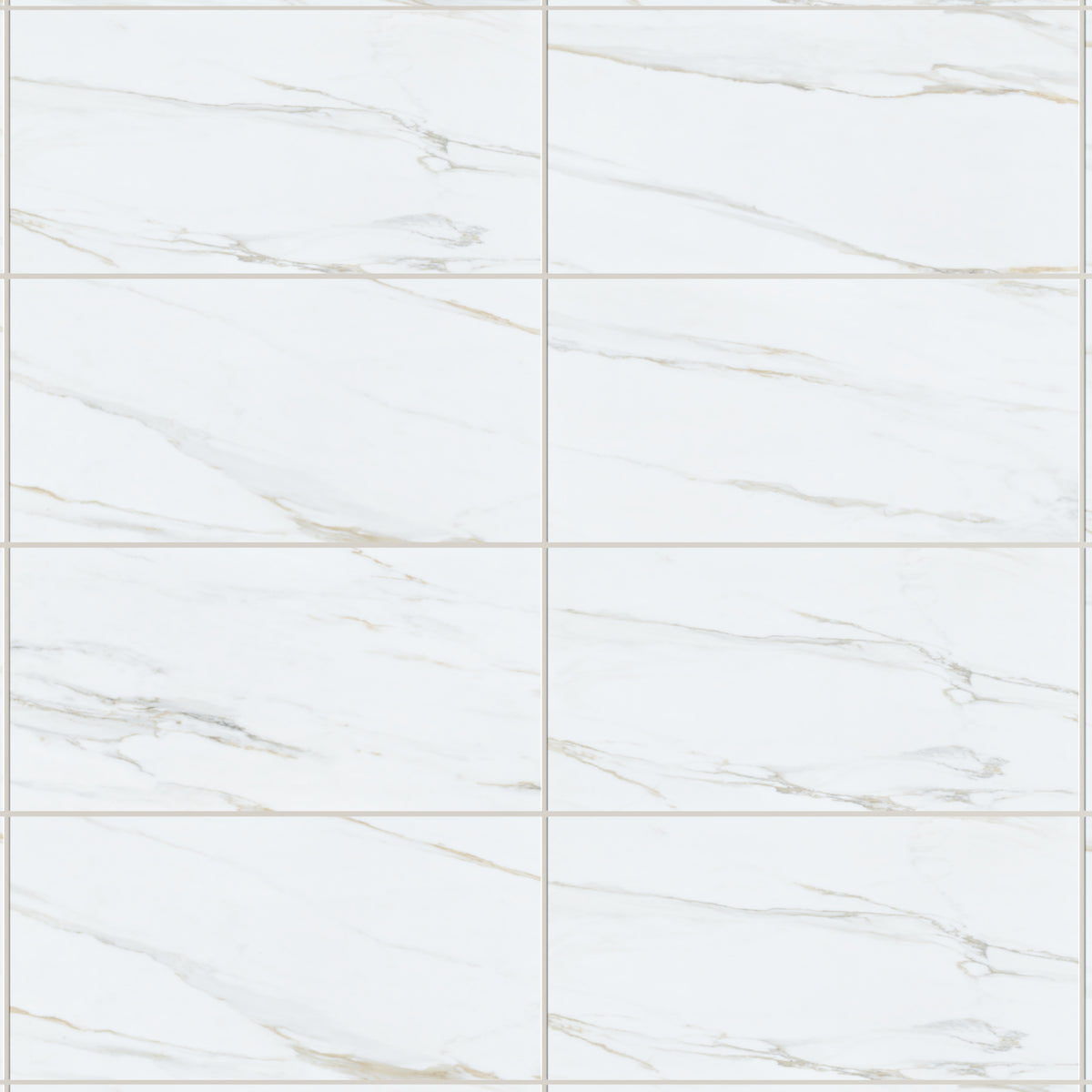 Eterna Calacatta Gold 24x48 Polished/Honed Porcelain Tile