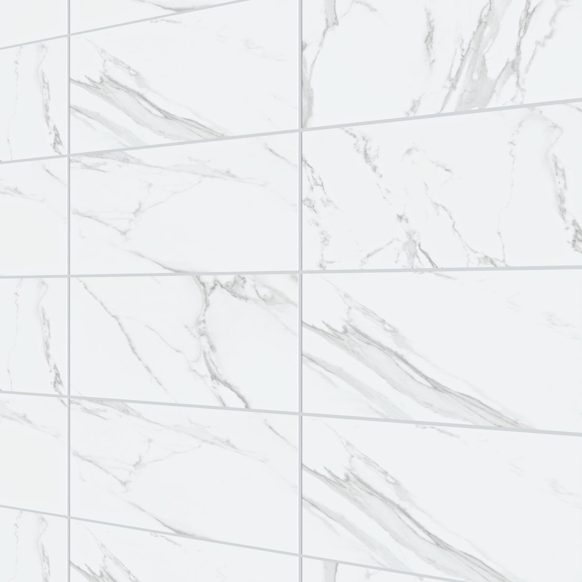 Eterna Calacatta Lite 24x48 Polished/Honed Porcelain Tile